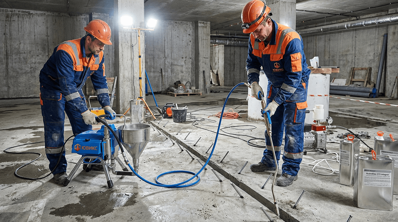 Технология инъектирования деформационных швов